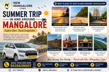 Summer Trip In and Around Mangalore by New Mangalore Cabs - New Mangalore Cabs