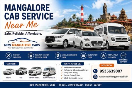 Mangalore Cab Service Near Me – Safe, Fast, and Affordable Travel in Mangalore - New Mangalore Cabs