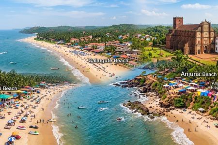 Top places in Goa to visit - New Mangalore Cabs